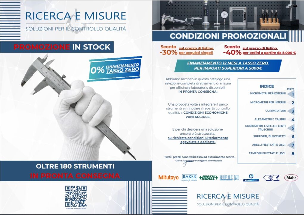 Anteprima catalogo promozionale strumenti in stock